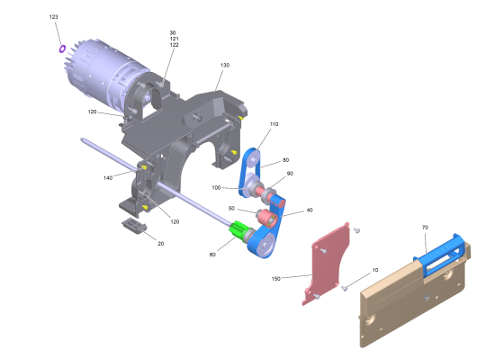 KÄRCHER Professional Ersatzteile Bodenreiniger B 200 R 1.246-230.2 Getriebe kpl. fuer Ersatz
