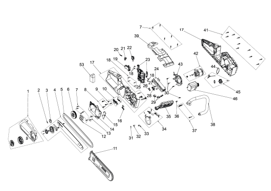 KÄRCHER Ersatzteile Kettensäge CNS 36-35 Battery *INT 1.444-050.0 CNS Battery 36-35 *INT