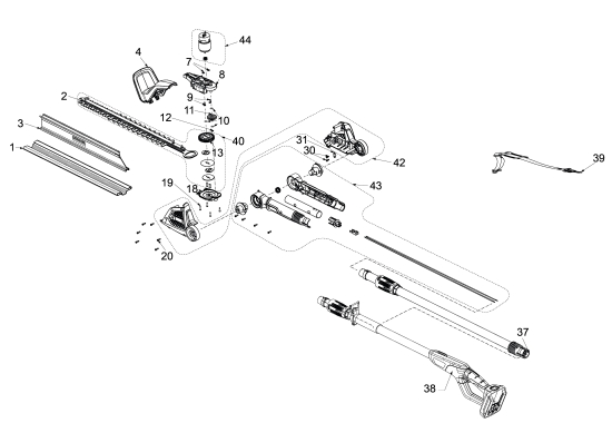 KÄRCHER Ersatzteile Teleskopheckenschere PHG 18-45 Battery *INT 1.444-210.0 PHG Battery 18-45