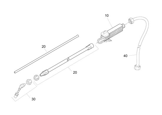 KÄRCHER Professional Ersatzteile Bodenreiniger B 150 R 1.246-020.2 Spruehpistole kpl.