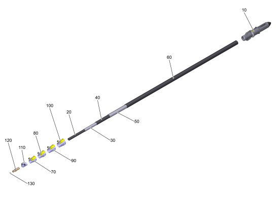 KÄRCHER Professional Ersatzteile Hochdruckreiniger Kaltwasser Antrieb Buersten Walze 4.762-584.0 Teleskop Lanze Glasfaser 7 m