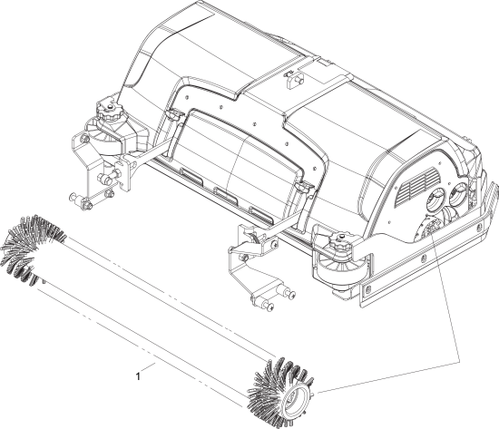 KÄRCHER Professional Ersatzteile Bodenreiniger Chariot CS26 Entire Family BOM 0.223-239.0 Scrub Brush/Pads Driver - Cylindrical