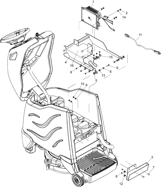 KÄRCHER Professional Ersatzteile Bodenreiniger Chariot iScrub 20-22 Entire Family BOM 0.223-238.0 ONBOARD CHARGER - DISK