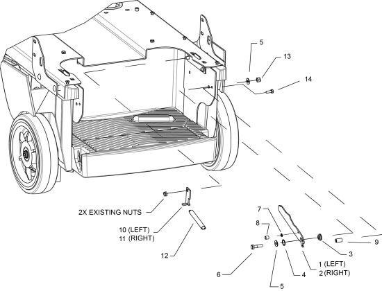 KÄRCHER Professional Ersatzteile Sauger PROD ASSEMBLY MACHINES 1.008-142.0 Battery Exchange Lock