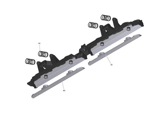 KÄRCHER Professional Ersatzteile Bodenreiniger BR 30/1 C Bp 1.783-054.0 Leiste Wasserverteilung Ersatz