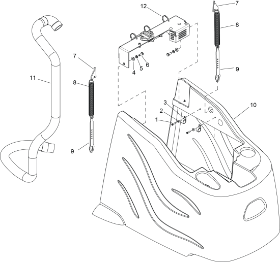 KÄRCHER Professional Ersatzteile Bodenreiniger PROD ASSEMBLY MACHINES 1.008-097.0 BODY LOWER