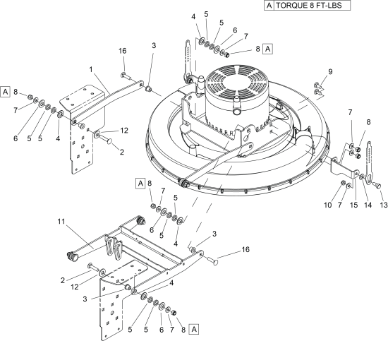 KÄRCHER Professional Ersatzteile Bodenreiniger PROD ASSEMBLY MACHINES 1.008-092.0 BURNISHING DECK MOUNTING