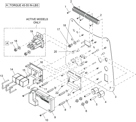 KÄRCHER Professional Ersatzteile Bodenreiniger PROD ASSEMBLY MACHINES 1.008-095.0 CONTROL PANEL 1