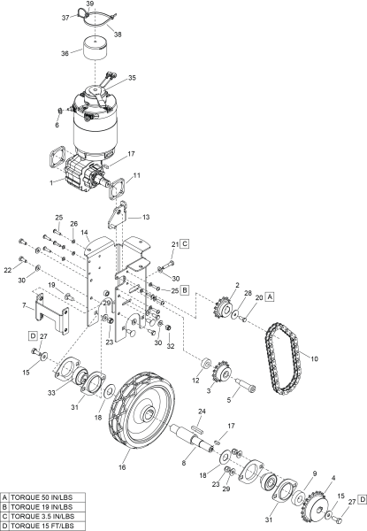 KÄRCHER Professional Ersatzteile Bodenreiniger PROD ASSEMBLY MACHINES 1.008-092.0 DRIVE LOWER