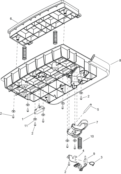 KÄRCHER Professional Ersatzteile Bodenreiniger PROD ASSEMBLY MACHINES 1.008-092.0 PEDAL PLATFORM