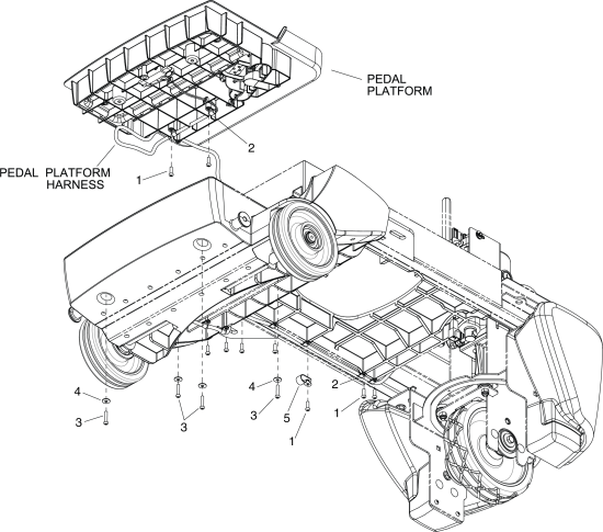 KÄRCHER Professional Ersatzteile Bodenreiniger PROD ASSEMBLY MACHINES 1.008-094.0 PEDAL PLATFORM MOUNTING