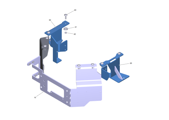 KÄRCHER Professional Ersatzteile Bodenreiniger B 150 R Bp Pack Dose+240AhGel+D90 1.246-034.0 Aufnahme Rammschutz kpl.
