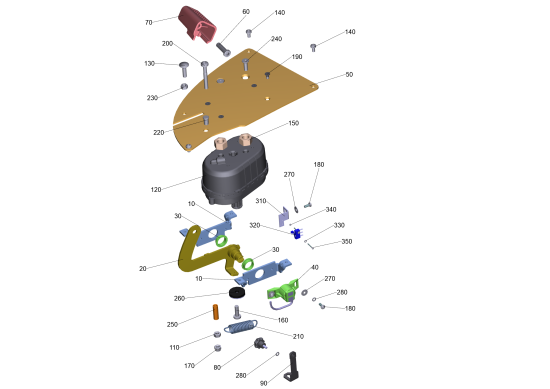 KÄRCHER Professional Ersatzteile Kehrmaschinen KM 90/60 R Bp Pack Baugruppe Pedal Batterie KM 90/60 BP 1.047-312.0