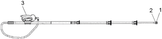 KÄRCHER Professional Ersatzteile Hochdruckreiniger Kaltwasser Teleskopstrahlrohr Aluminium K/Parts 6.394-808.0 ETL Teleskopstrahlrohr