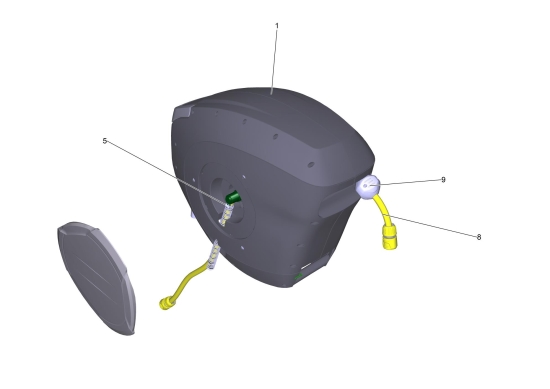 KÄRCHER Ersatzteile Bewässerungssystem CR 5.335 Automatic Premium 2.645-351.0 Autoreel CR 5.335 Premium