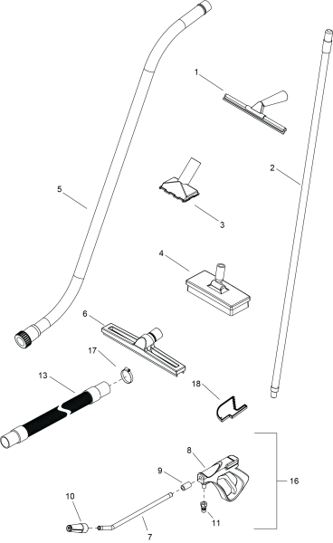 KÄRCHER Professional Ersatzteile Bodenreiniger AP 100/50 M-CA Tools - Standard 1.007-080.0