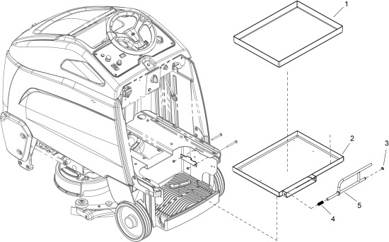 KÄRCHER Professional Ersatzteile Bodenreiniger Chariot CS26 Entire Family BOM 0.223-239.0 Battery Tray