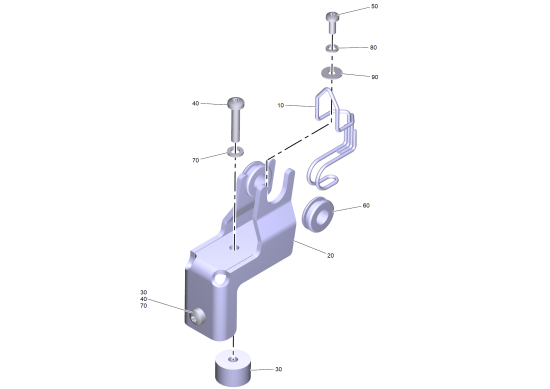 KÄRCHER Professional Ersatzteile Bodenreiniger Buerstenkopf S 65 Befestigungskit S 65 an B90R 2.763-030.0
