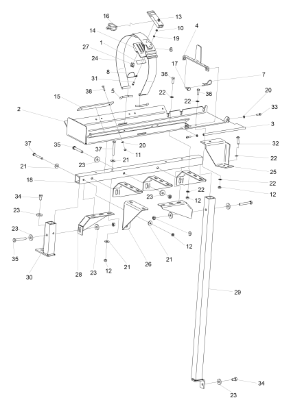 KÄRCHER Professional Ersatzteile Bodenreiniger B 300 R I 1.480-235.2 ABS Ersatz Gasflaschenhalter