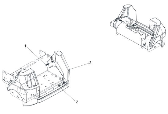 KÄRCHER Professional Ersatzteile Sauger CHARIOT 4 CV 60/1 LI 1.012-103.0 BUMPER REAR