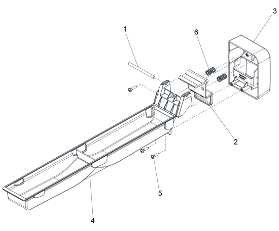 KÄRCHER Professional Ersatzteile Sauger CHARIOT 4 CV 60/1 INTL 1.012-104.0 BRUSH DECK DEBRIS TRAY