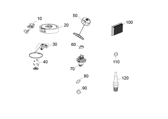 KÄRCHER Professional Ersatzteile Kehrmaschinen KM 75/40 W G 0 Benzinmotor HD675