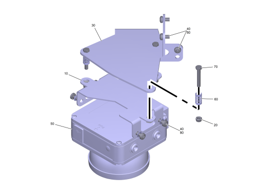 KÄRCHER Professional Ersatzteile Bodenreiniger KIRA B 50 1.533-001.0 Aufhaengung Sensor Front kpl.