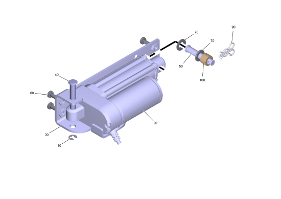KÄRCHER Professional Ersatzteile Bodenreiniger KIRA B 50 1.533-001.0 Hubmotor Saugbalken kpl.