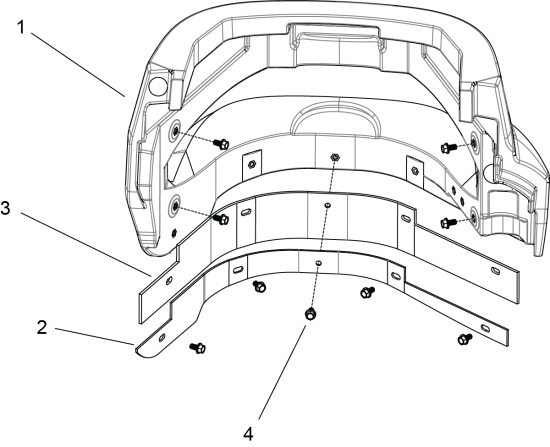 KÄRCHER Professional Ersatzteile Sauger KIRA CV 60/1 RS OBC INTL 1.012-102.0 BUMPER FRONT AUTONOMOUS