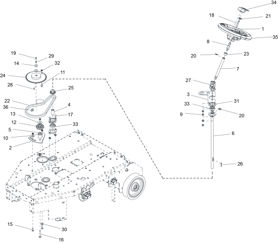 KÄRCHER Professional Ersatzteile Sauger CHARIOT 4 CV 60/1 LI 1.012-103.0 STEERING DELUXE