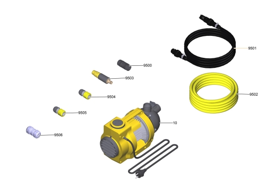 KÄRCHER Ersatzteile Pumpe BP 4.500 Garden Set Plus *EU 1.645-701.0 BP 4.500 Garden Set Plus *EU