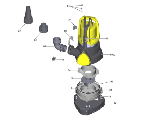 KÄRCHER Ersatzteile Pumpe SP 16.000 Dual *EU 1.645-832.0 SP 16.000 Dual *EU