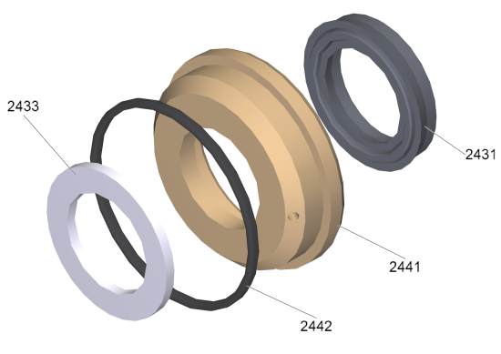 KÄRCHER Professional Ersatzteile Hochdruckreiniger Kaltwasser HD 9/20-4 S Plus 1.286-959.0 Buchse Niederdruck kpl. D20
