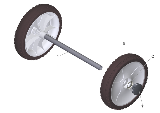 KÄRCHER Professional Ersatzteile Hochdruckreiniger Kaltwasser HD 13/18-4 SXA Plus 1.286-957.0 Fahrwerk HD-S