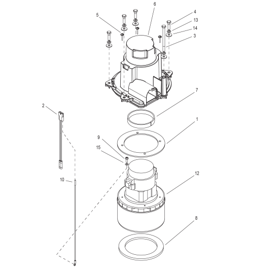 KÄRCHER Professional Ersatzteile Bodenreiniger ARMADA BRC 40/22 120V 1.008-060.0 ASSEMBLY,  VACUUM, 120V
