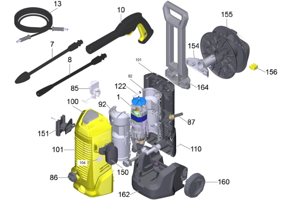KÄRCHER Ersatzteile Hochdruckreiniger K 3 Premium *EU 1.676-370.0-A K 3 Premium *EU