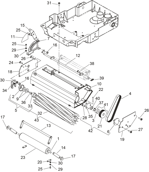 KÄRCHER Professional Ersatzteile Bodenreiniger SCE-20 1.008-659.0 Brush