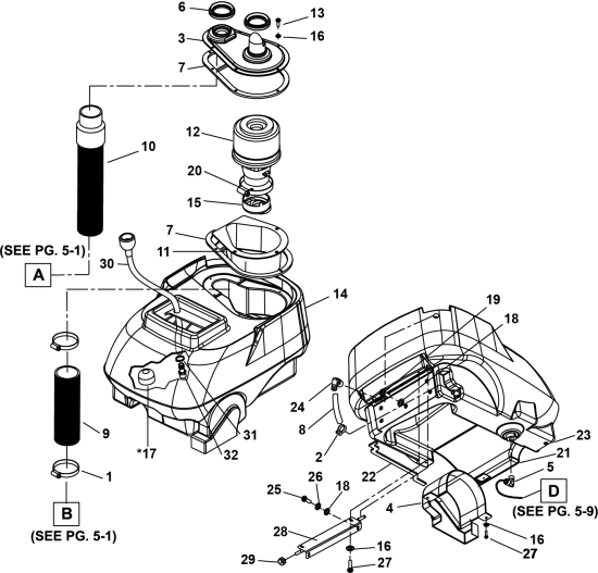 KÄRCHER Professional Ersatzteile Bodenreiniger SCE-20 1.008-659.0 Solution Tank