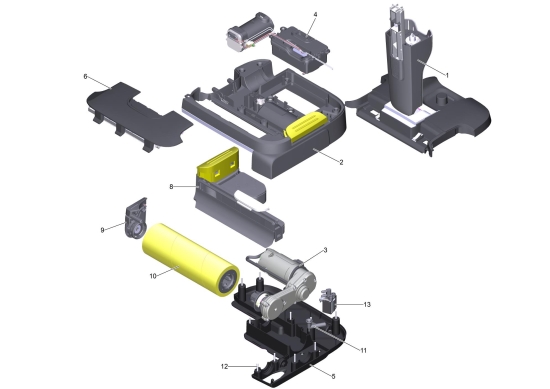 KÄRCHER Ersatzteile Hartflächenreiniger FC 2-4 Battery Set *EU 1.056-200.0 Buerstenkopf kpl.