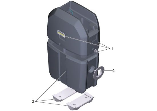 KÄRCHER Professional Ersatzteile Sauger BVL 5/1 Bp Pack EU 1.394-270.0 Gehaeuse kpl. fuer Ersatz