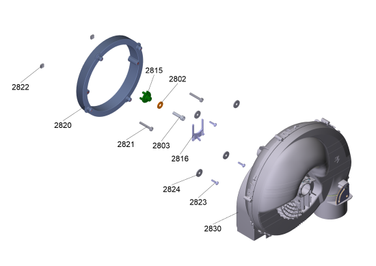 KÄRCHER Professional Ersatzteile Hochdruckreiniger Heisswasser HDS 10/21-4 M EU-I 1.071-939.0 Geblaese Satz G2-A