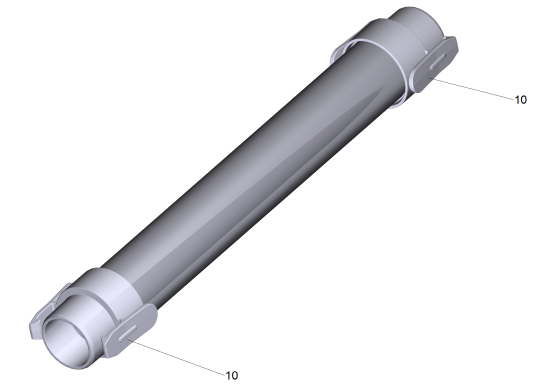 KÄRCHER Professional Ersatzteile Bodenreiniger BD 38/12 C EU 1.783-430.0 Saugschlauch kpl. PU