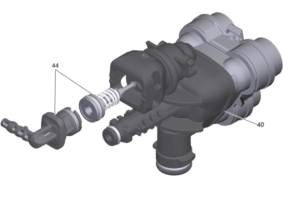 KÄRCHER Ersatzteile Druckreiniger OC 6-18 Premium *INT 1.328-520.0 Zylinderkopf KP-2/2-N (127+StK/St-90°/Sv g.)