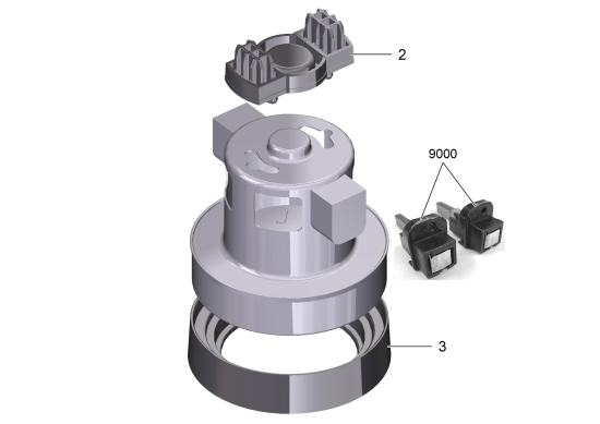 KÄRCHER Ersatzteile Trockensauger ProT 200 *EU 1.527-400.0 Turbine kpl.