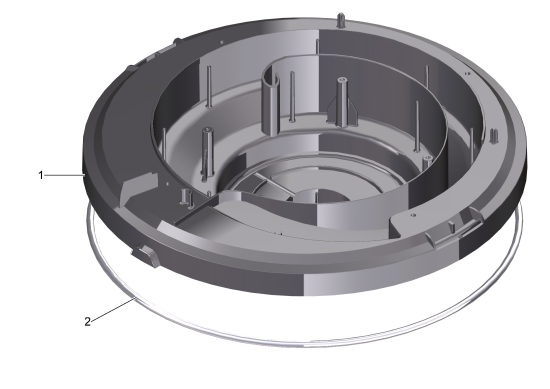 KÄRCHER Professional Ersatzteile Sauger NT 48/1 Te EU 1.428-608.0 Motorflansch kpl.