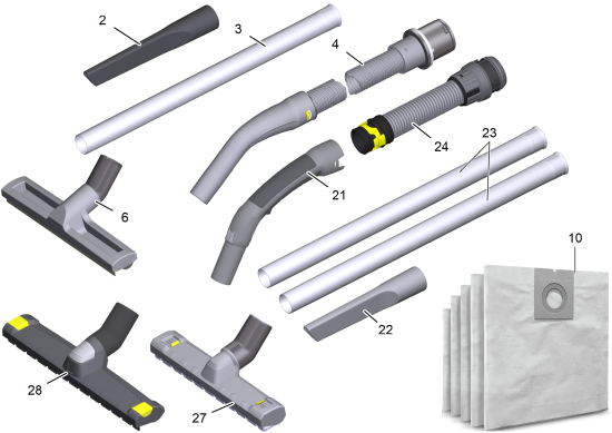 KÄRCHER Professional Ersatzteile Sauger NT 48/1 9.398-201.0 Zubehoer