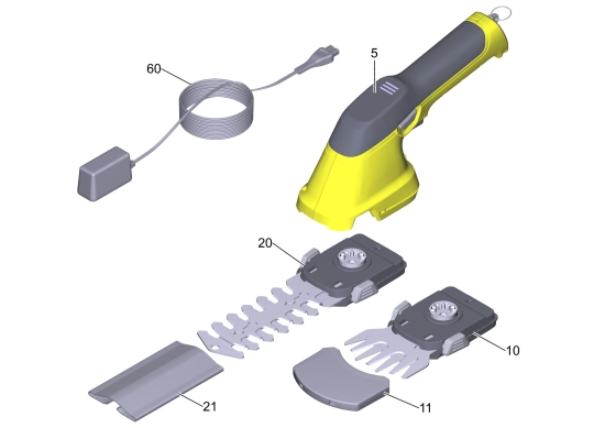 KÄRCHER Ersatzteile Gras- Strauchschere GSH 2 Plus *EU 1.445-310.0 GSH 2 Plus *EU