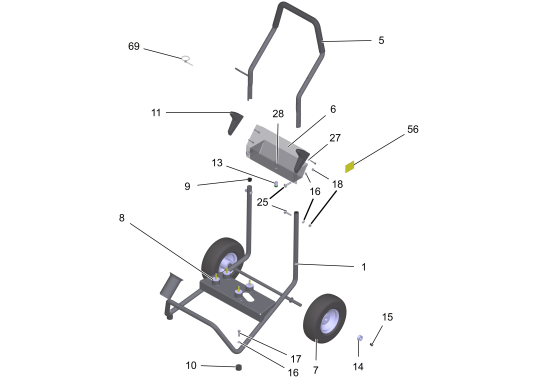 KÄRCHER Professional Ersatzteile Hochdruckreiniger Kaltwasser HD 8/23 G EU 1.187-902.0 ETL HD 8/23 G EU