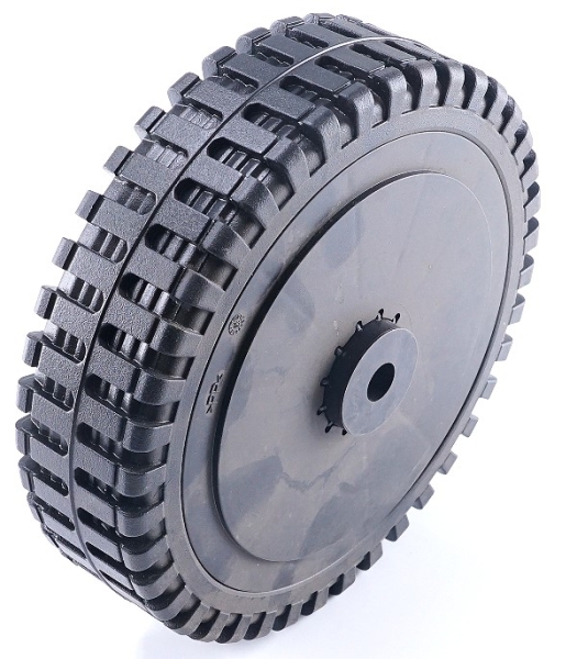 Ersatzteile Gutbrod Motormäher HB 46 B Typ: 11C-J18R690 (2008) Höhenverstellung, Holm, Räder LAUFRAD KPL:180mm:GLEITLAGER