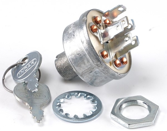 Ersatzteile Gutbrod Rasentraktoren SLX 76 RHL Typ: 13AC416A690 (2003) Schaltplan ZND-SCHLOß MIT SCHLÜSSEL 6PIN